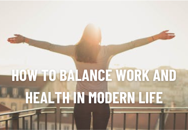 π§ How to Balance Work and Health in Modern Life