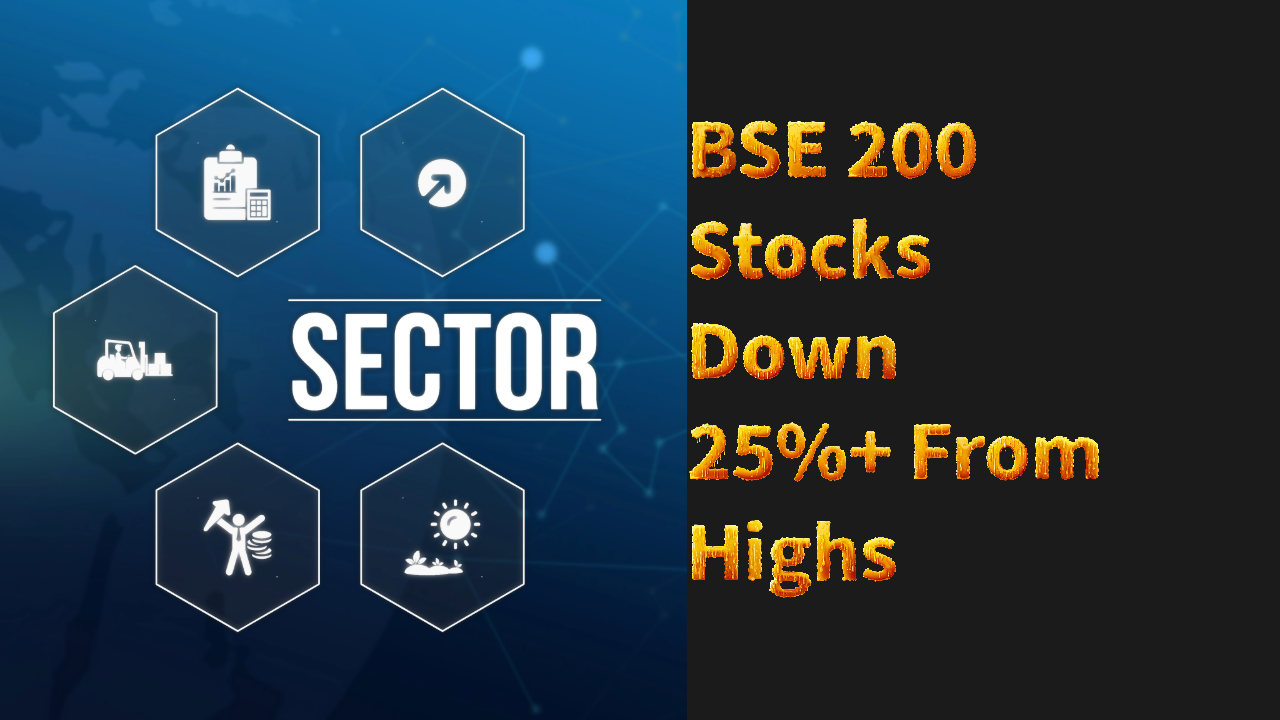 BSE 200 Stocks Down 25%+ From Highs
