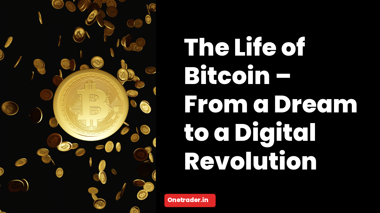 Bitcoin blockchain concept digital gold onetrader