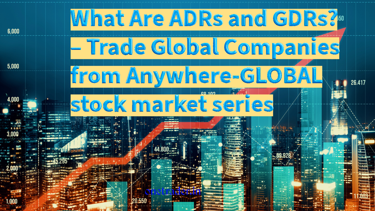 diagram showing ADR and GDR cross-border investing flow