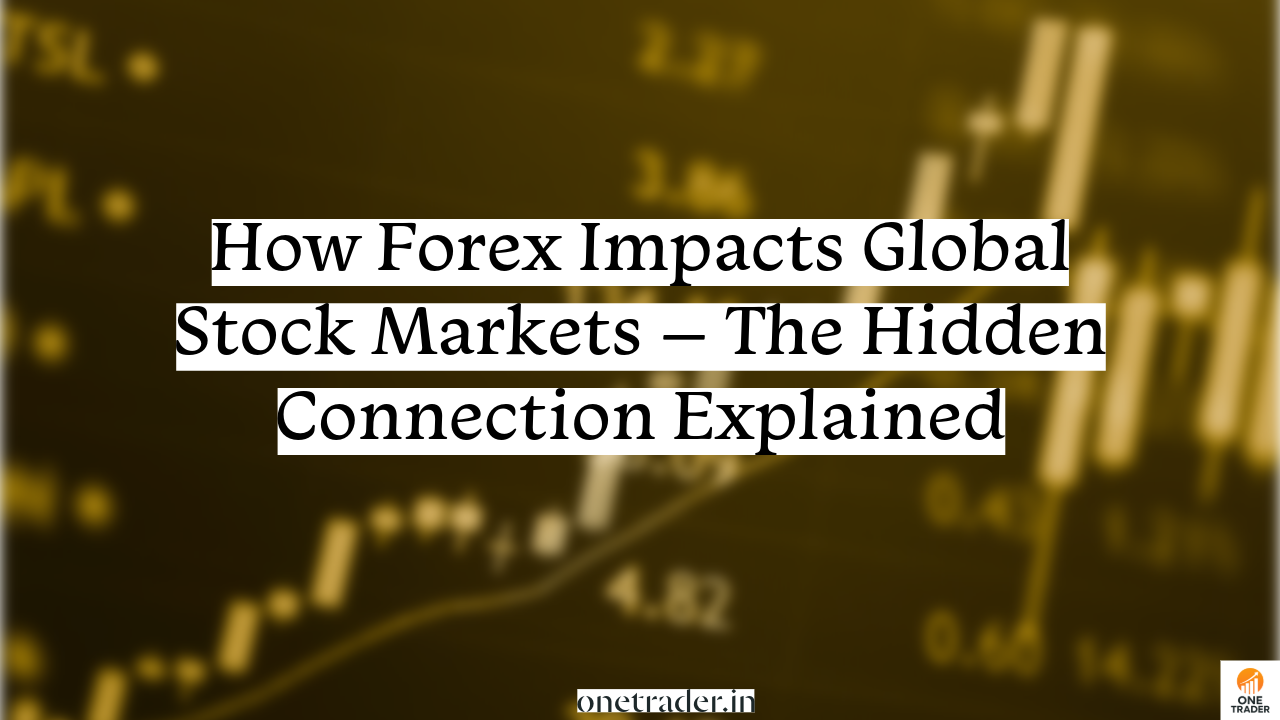 world map showing forex and stock market connection