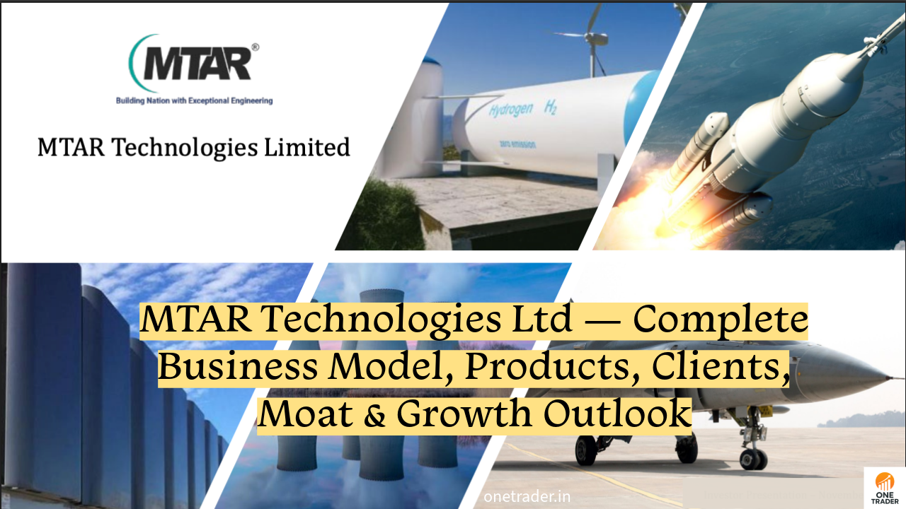 MTAR Technologies business model onetrader