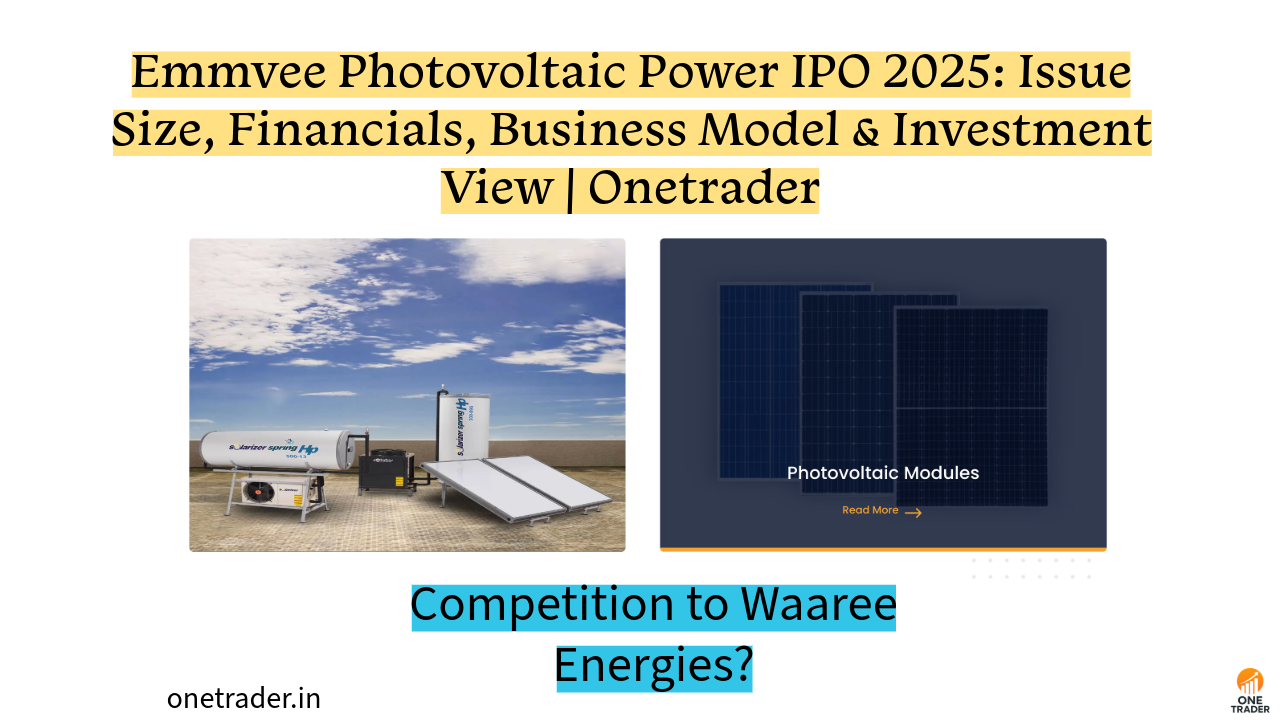 Emmvee Photovoltaic Power IPO 2025 detailed analysis Onetrader