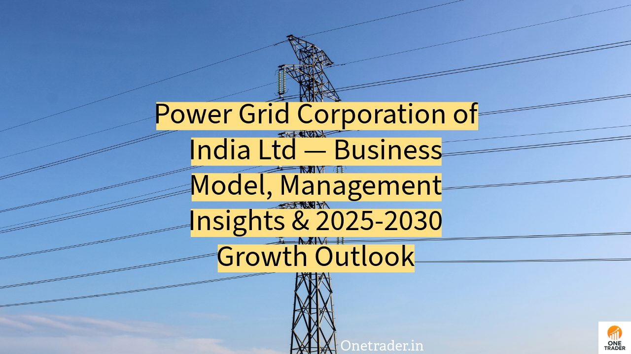 Power Grid Corporation of India Ltd onetrader