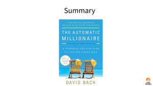 The Automatic Millionaire Book Summary & Money Automation System | Onetrader