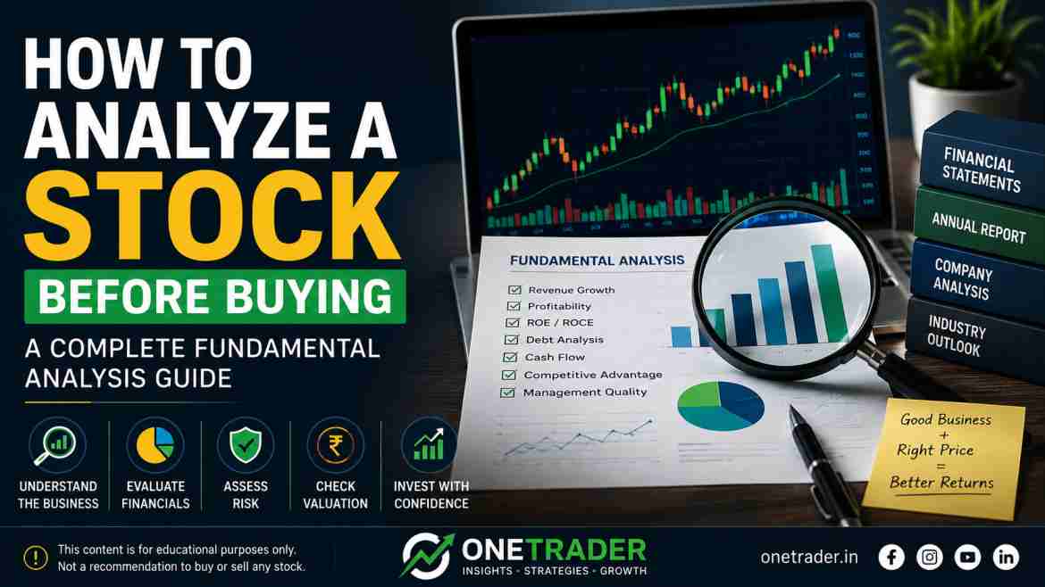 How to analyze a stock before buying using fundamental analysis