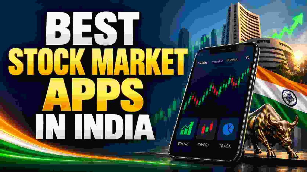 Best stock market apps in India for trading and investing