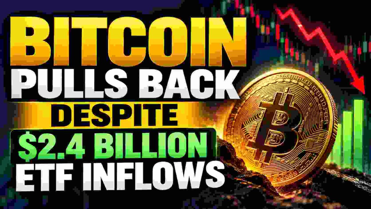Bitcoin Pulls Back Despite Strong ETF Inflows