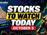 Stocks to Watch Today October 5 2026 – HDFC Bank, Bajaj Finance, DMart and other stocks