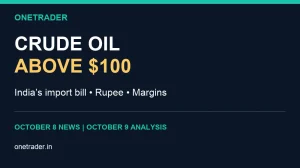 Crude Oil Above $100: Why Indian Markets Face Pressure