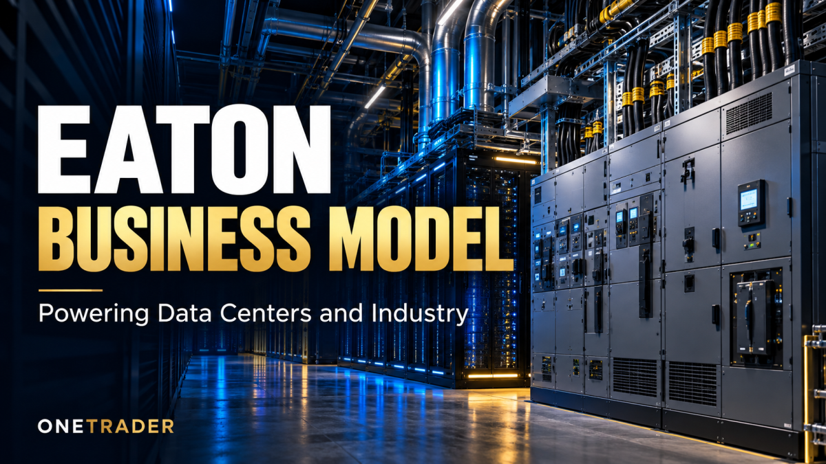 Eaton business model: electrical equipment and data-center infrastructure with Onetrader branding