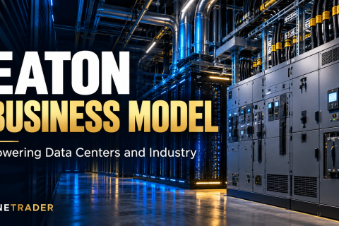 Eaton business model: electrical equipment and data-center infrastructure with Onetrader branding
