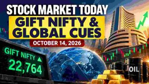 Stock Market Today, October 14: GIFT Nifty Signals Cautious Opening as Crude Oil Surges and Global Cues Remain Mixed