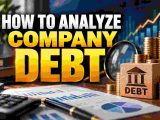 How to analyze a company's debt before buying its stock, including leverage and cash-flow measures