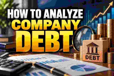 How to analyze a company's debt before buying its stock, including leverage and cash-flow measures