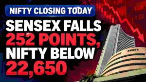 Daily Market Roundup: Sensex Falls 252 Points, Nifty Closes Below 22,650 as Oil Prices and Foreign Selling Weigh on Markets