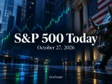 S&P 500 market update for October 27, 2026, as technology stocks lead gains ahead of the Federal Reserve decision
