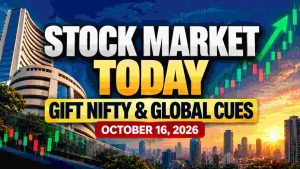 Stock Market Today, October 16: GIFT Nifty Signals Positive Opening as Global Cues Improve