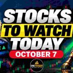 Stocks to Watch Today October 7 2026 – Titan, Mphasis, JSW Cement and Banks