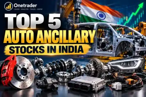 Top 5 auto ancillary stocks in India covering Samvardhana Motherson, Uno Minda, Sona Comstar, Endurance Technologies and Bosch