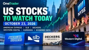 US Stocks to Watch Today, October 23, 2026: American Express, SLB, Crown Castle, Deckers and Western Digital