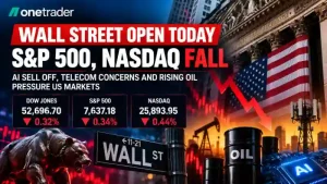 Wall Street Open Today, October 23, 2026: Dow, S&P 500 and Nasdaq Fall as AI Selloff and Telecom Concerns Weigh on Stocks
